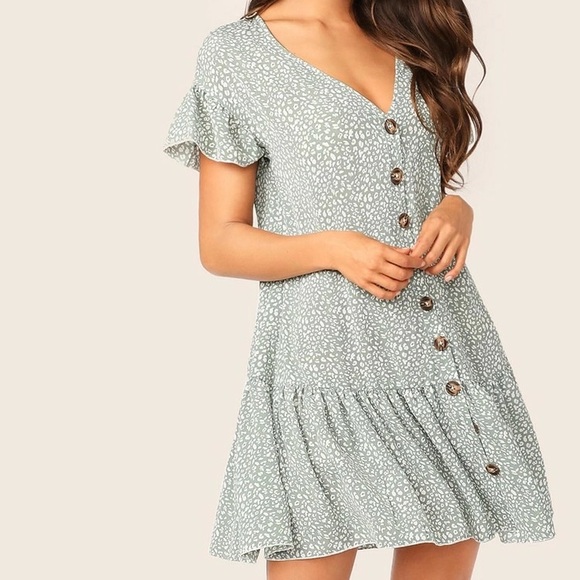 Sage Boho Dress - Picture 2 of 6